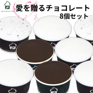 愛をおくる チョコレート ジェラート 8個セット