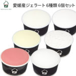 愛媛産ジェラート 6種類の詰め合わせ