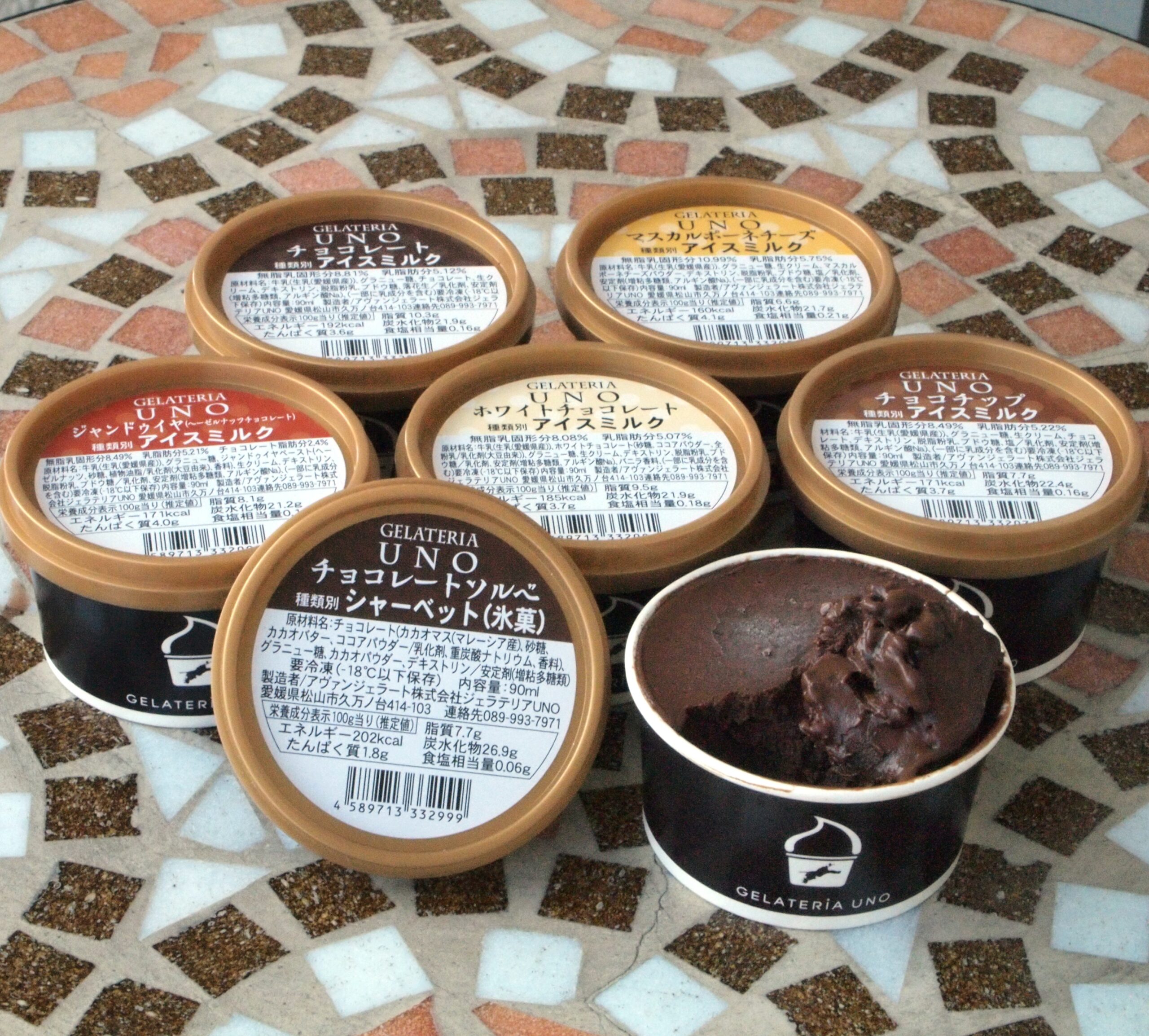 愛をおくる チョコレート ジェラート 6個セット